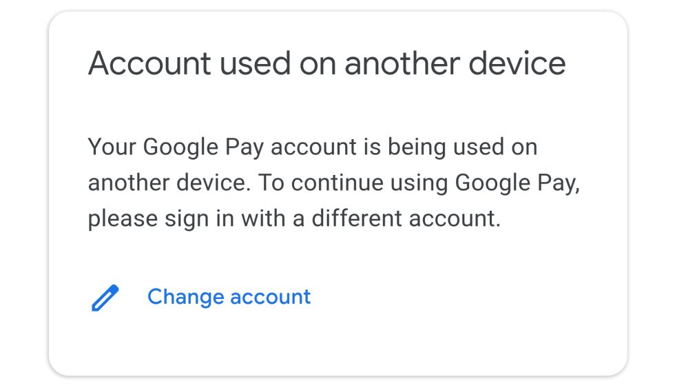 Sms-Based Apps Like Google Pay Only Support One Device At A Time.