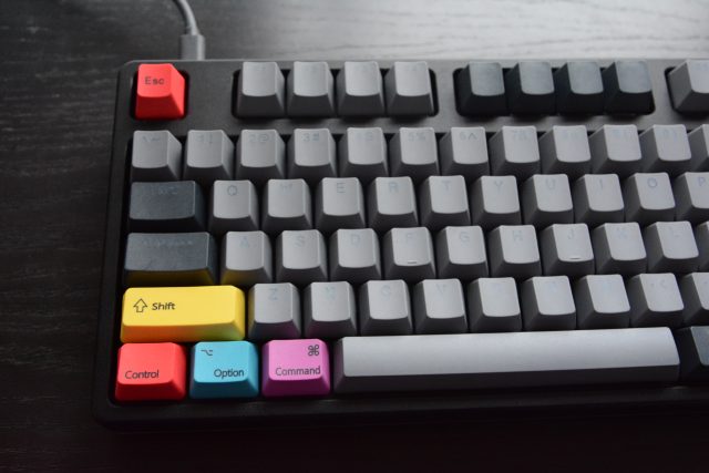 Legends about translucent keycaps can be hard to find if the RGB LEDs are turned off.