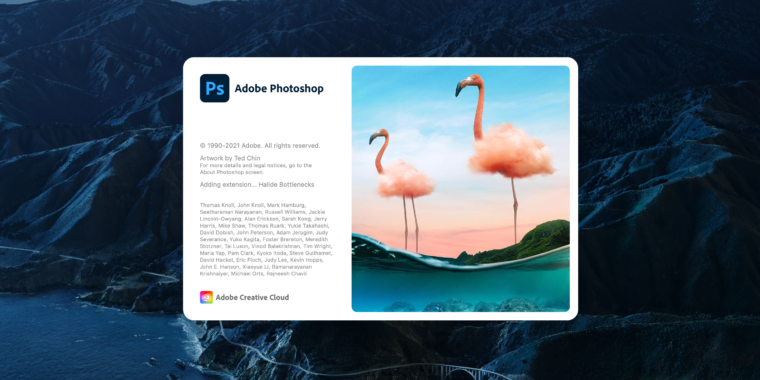 Adobe Photoshop originally runs on M1 Macs