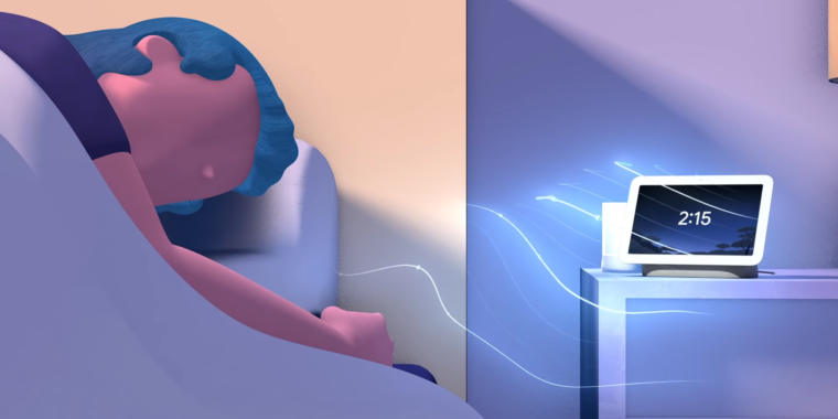Google’s new Nest display wants to keep an eye on you while you sleep