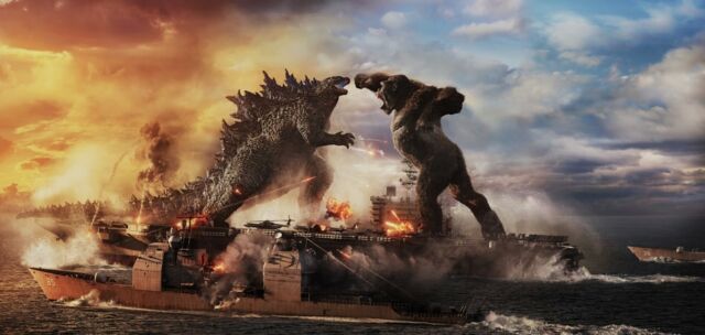 Tout ce que j’espérais d’une image comme celle-ci se concrétise dans <em>Godzilla vs Kong</em> – et puis quelques-uns.