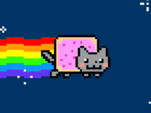 This Nyan Cat GIF is practically worthless. So why is an NFT of an "identical" GIF worth so much money to a collector?