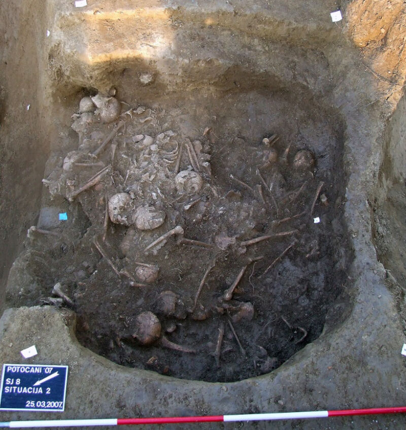 Ancient massacre site yields its victims’ DNA