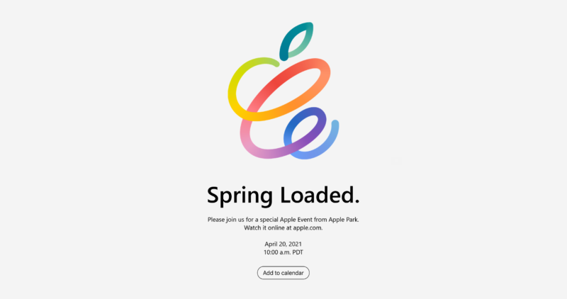 Ein Apple-Logo in bunten Kritzeleien