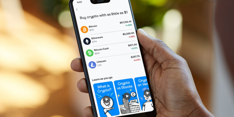 With Venmo’s new crypto service you can buy and sell bitcoin, ether and litecoin