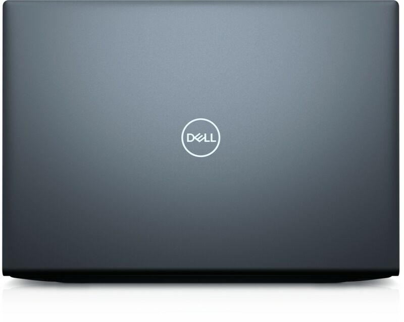 O painel traseiro do 2021 Inspiron 16 Plus é mínimo.