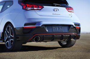 Hyundai Veloster N rear diffuser