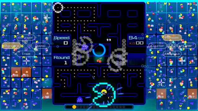 Pac-Man 99 (Switch) - CPU Battle Mode (Level 5) 