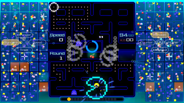 I tried playing the 99-player battle royale 'PAC-MAN 99' that keeps eating  until Pac-Man is the last one on Nintendo Switch. - GIGAZINE