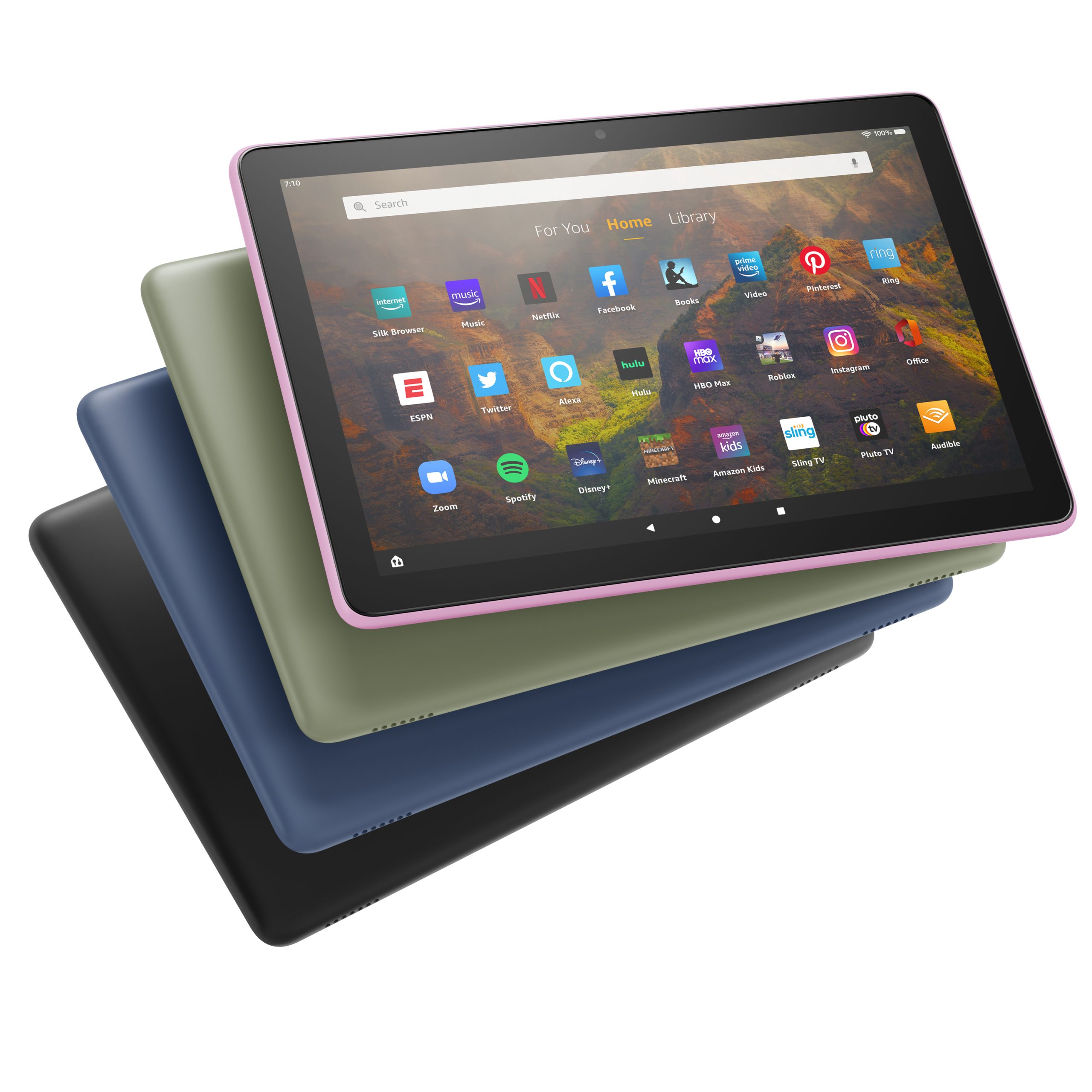 Set 2in1 Per Fire HD 10 / HD 10 Plus (11° Gen, 2021) - Custodia Smart Con Tastiera? + Vetro Temperato