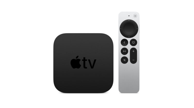 Uno de los nuevos productos que Apple lanzará en mayo: el Apple TV 4K 2023 y su nuevo mando a distancia.