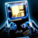 Promotional image of original Nintendo Game Boy.