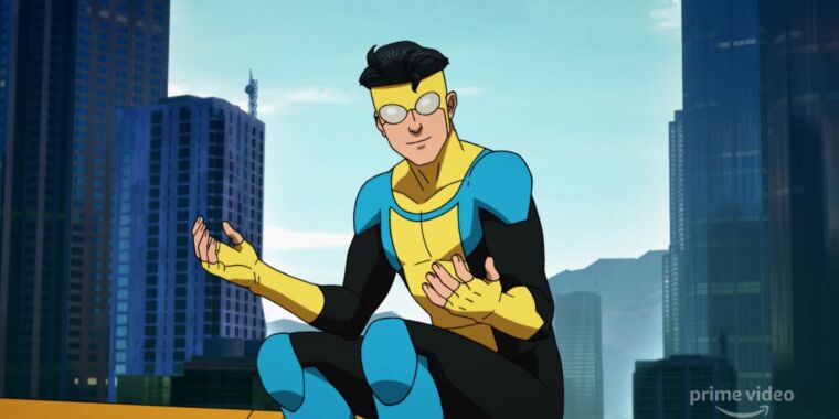 Invincible S1 Clearly Tv S Most Fun Superhero Shows Are On Amazon These Days Ars Technica