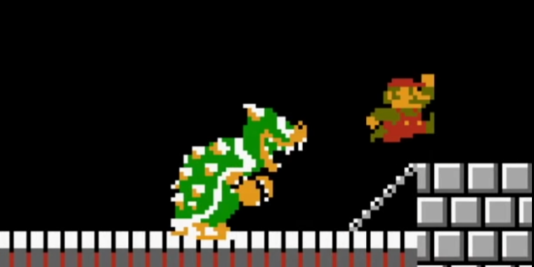 new old super mario bros bowser