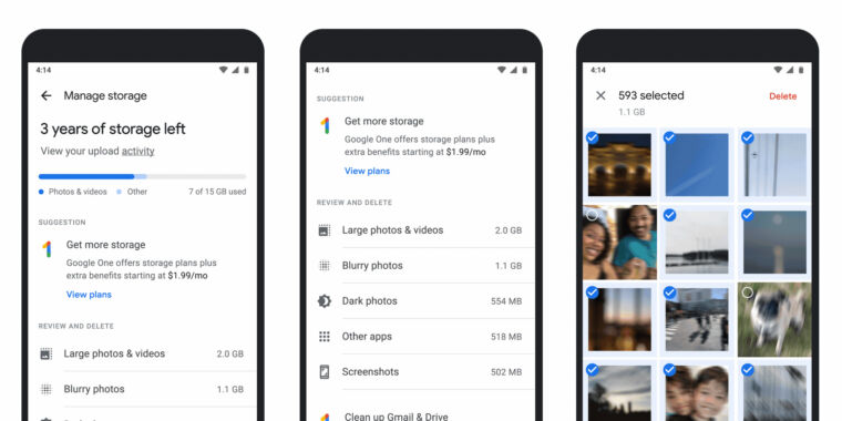 Google Photos Want Money: des restrictions de stockage plus strictes commenceront la semaine prochaine