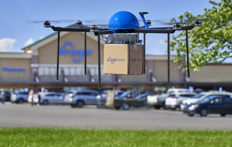 Kroger will begin drone deliveries in Ohio this week