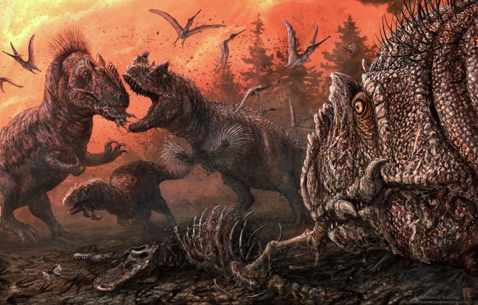 With Food Scarce, Carnivorous Dinosaurs Resorted To Cannibalism.