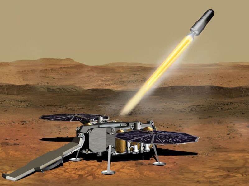 NASA's proposed Mars Sample Return mission received funding in the budget request to support a 2026 launch.