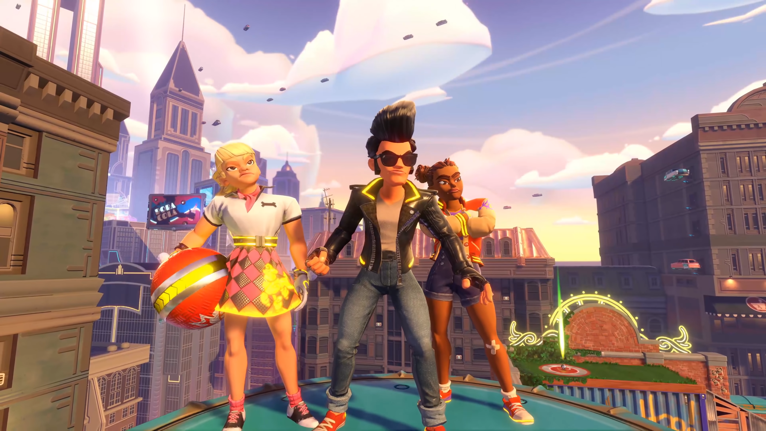 Knockout City's Dodgeball Gameplay & Customization Shown Off In Trailer