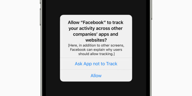 96% of US users opt out of app tracking in iOS 14.5, analytics find - Ars Technica