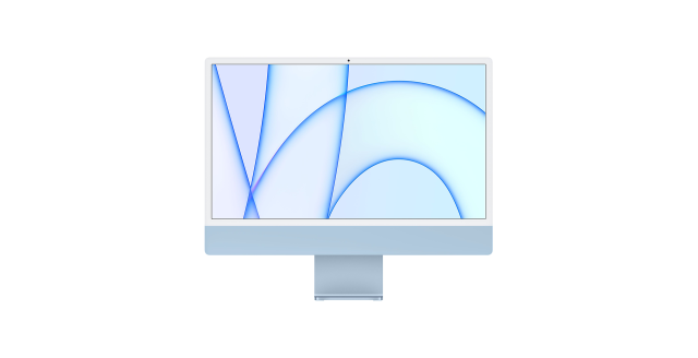 The 24-Inch Imac In Blue.