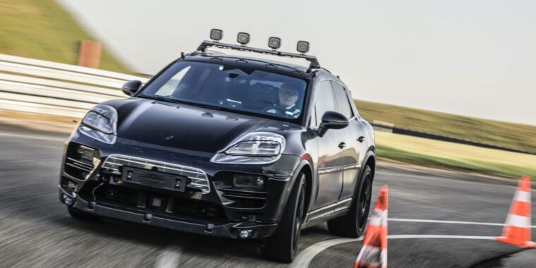 Here’s our first look at 2023’s electric Porsche Macan SUV