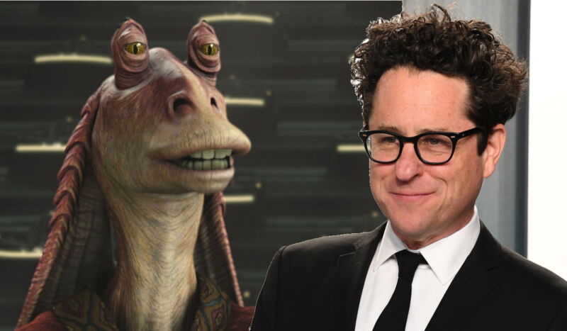 No, the Collider interview doesn't mention Jar Jar, but who doesn't love an opportunity to put JJ next to Star Wars' other big "JJ"?