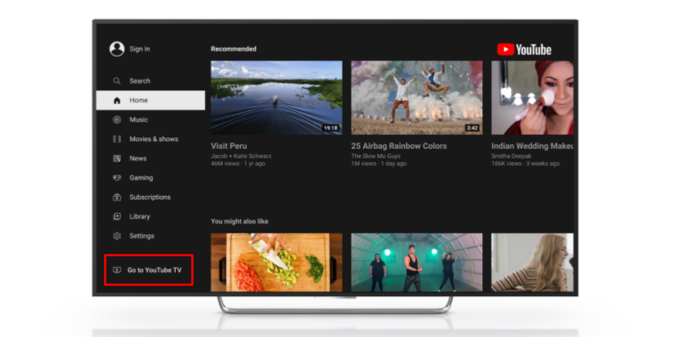 Google We Put Youtube Tv In The Main Youtube App What Now Roku Ars Technica
