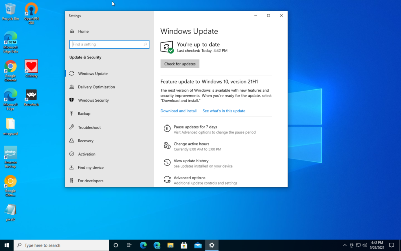 21h1 windows 10 проблемы