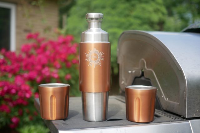 High Camp's Flasks look sharp, yet rugged, while keeping you hydrating or libating.