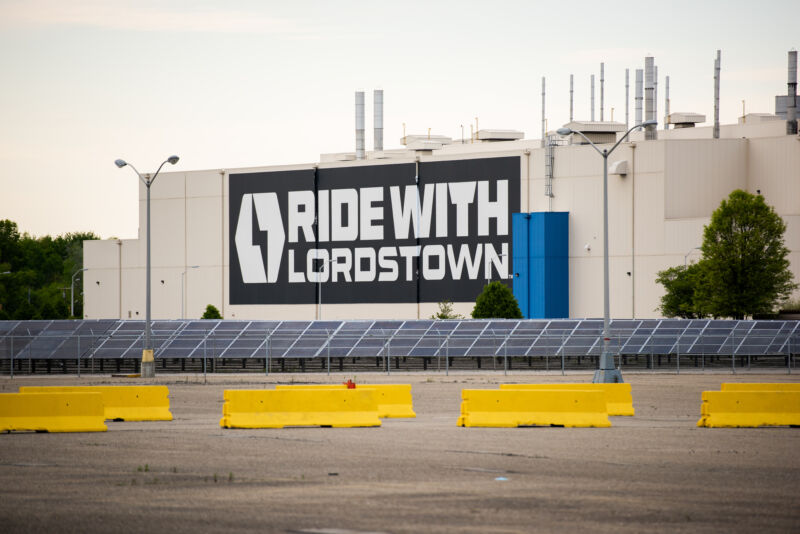 Lordstown Motors' factory in Lordstown, Ohio.