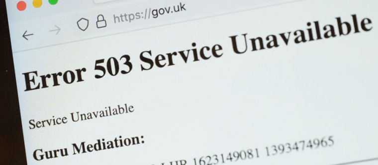 The United Kingdom Government'S Official Website Was One Of Those Affected By This Morning'S Outage. The Cryptic 