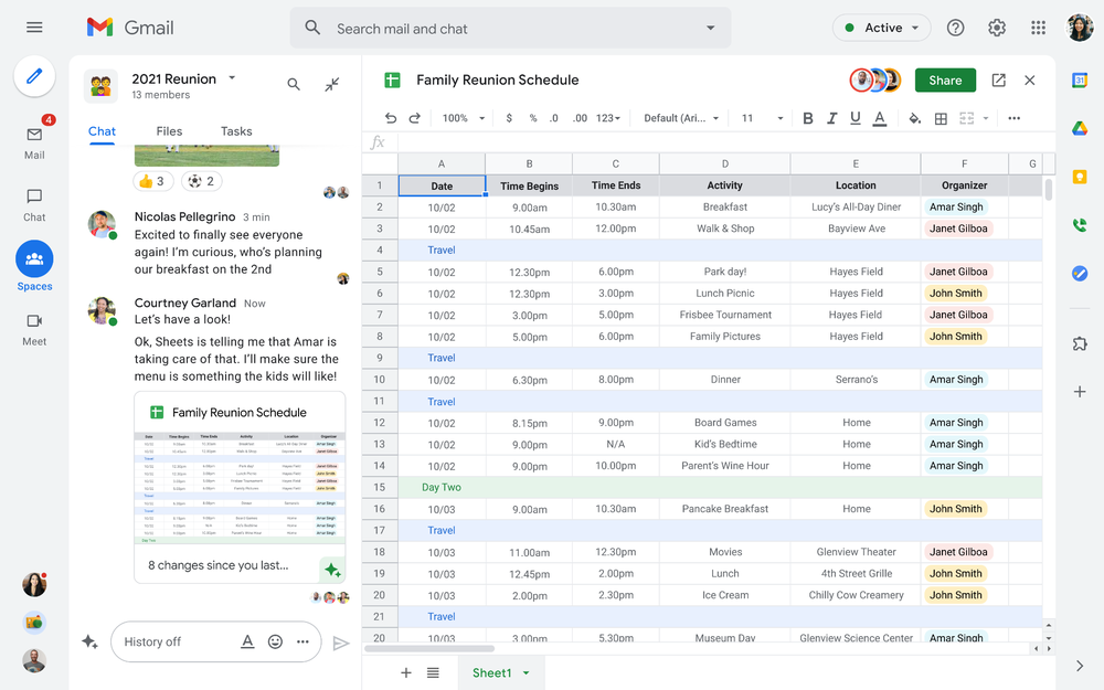 Google S Unified Gmail Interface And Google Chat Launches For Everyone Ars Technica