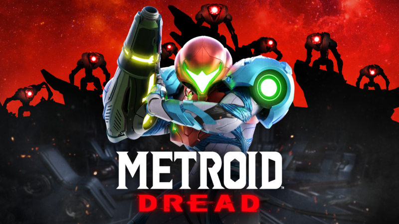 Promotional image for video game Metroid Dread.