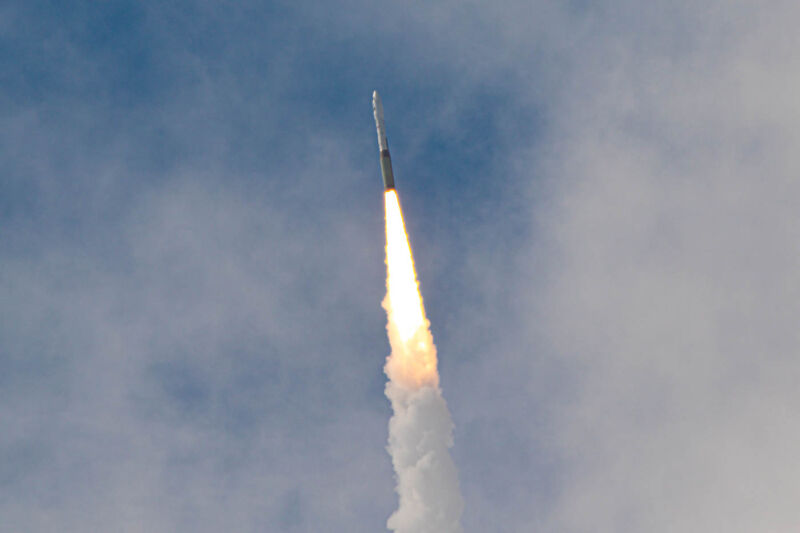 A Minotaur rocket launches the NROL-111 mission on Tuesday.