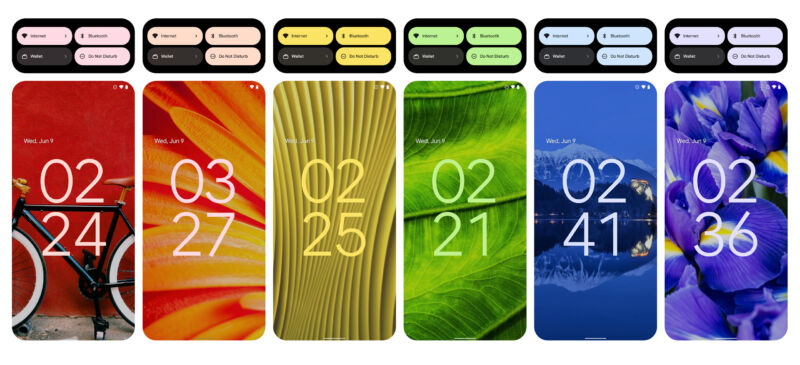 With Android 12 Beta 2, Google's color-changing UI is live, so we took a trip through the rainbow. 