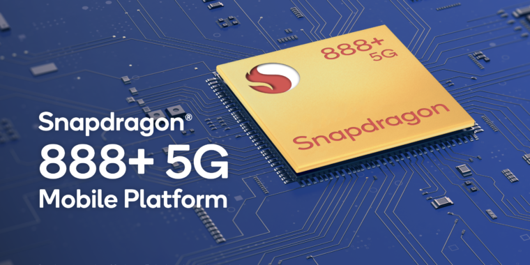 Qualcomm has announced the mid-cycle update to the Snapdragon 888, the Snapdragon 888 Plus. As usual, this is the exact same chip as the previous vers