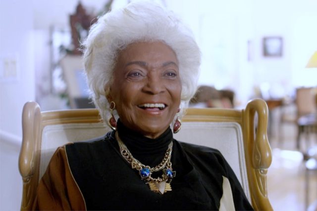 Nichelle Nichols in Todd Thompson's 2021 documentary <em>Woman in Motion</em>.