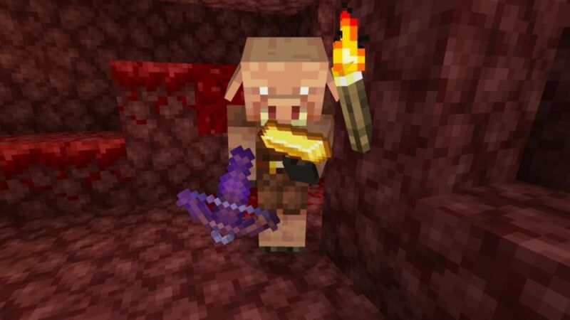 The bartering Piglin that were at the heart of Dream's <em>Minecraft</em> cheating drama.