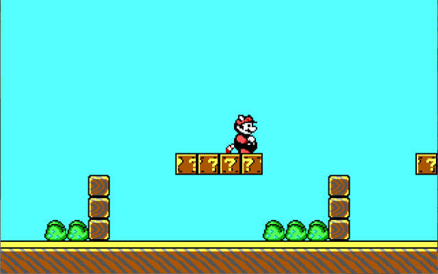 Um antigo port de Super Mario Bros 3 para PC feito pela Id