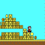 Um antigo port de Super Mario Bros 3 para PC feito pela Id