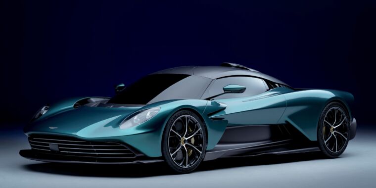 James Bond's new car is a plug-in hybrid—the Aston Martin Valhalla