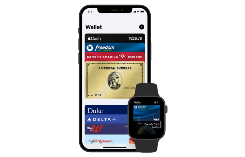 Apple Pay On An Iphone And Apple Watch.