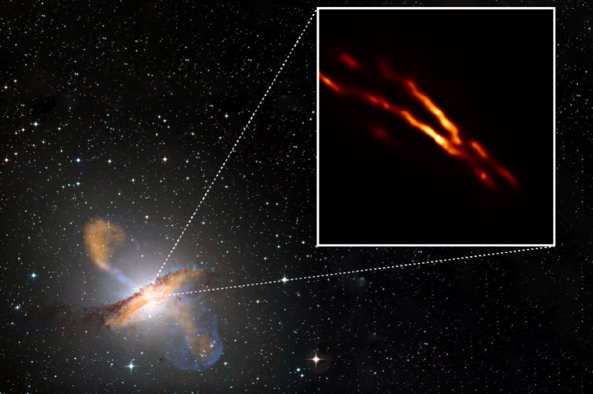 Event Horizon Telescope captures birth of black hole jet in Centaurus A | Ars Technica