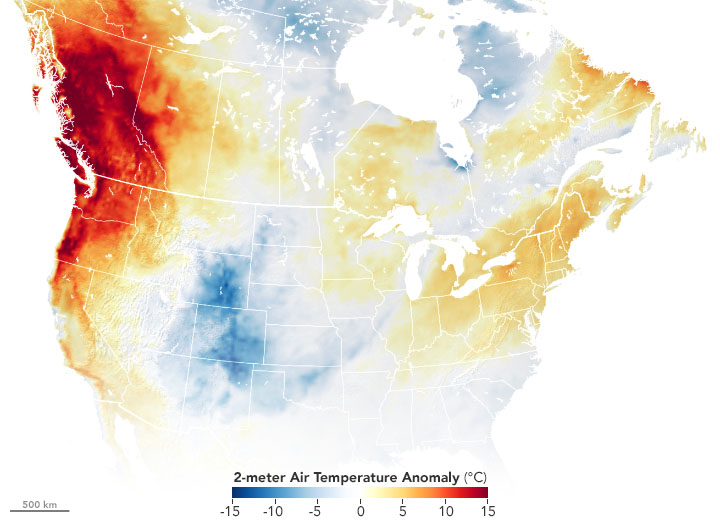 Pacific Northwest Heatwave Virtually Impossible Without Climate Change Ars Technica