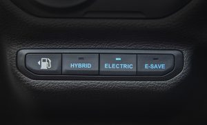 Drive mode buttons for a Jeep Wrangler 4xe