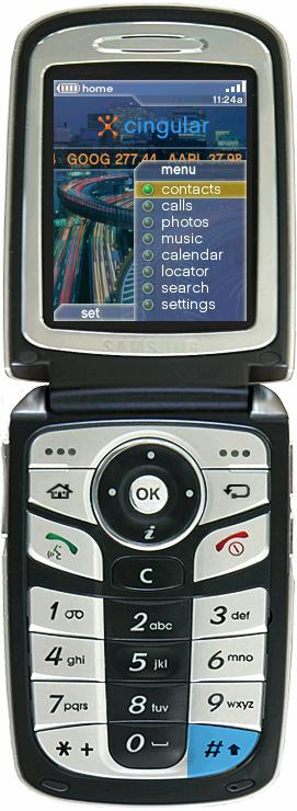 La demostración original, escrita por Brian Swetland y Chris White y luego mejorada por Fadden, muestra una pantalla de inicio y varias aplicaciones (la mayoría de las cuales no se implementaron).  Está muy lejos de una pantalla de inicio de Android moderna.