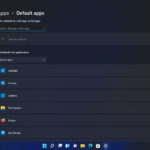 Windows 11 currently defaults to a more granular view, which makes you change file extensions one at a time, either by searching for them or selecting an app that will handle them and then setting defaults one extension at a time.