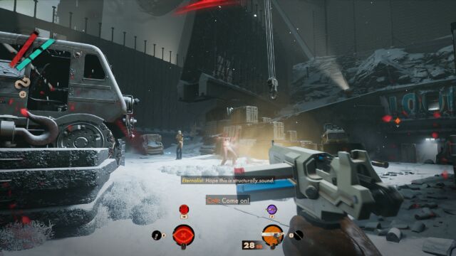 The time-looping first-person shooter <em>Deathloop</em>.