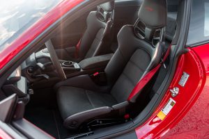 A porsche 911 GTS interior